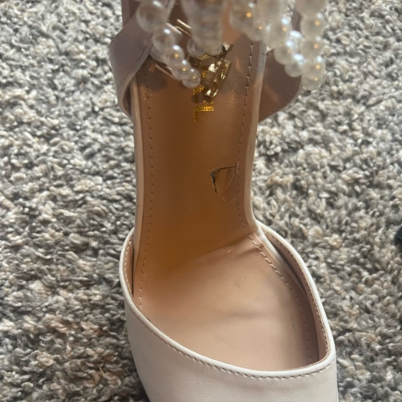 Chanel slingback pearl vintage heels size 6 - Picture 13 of 14